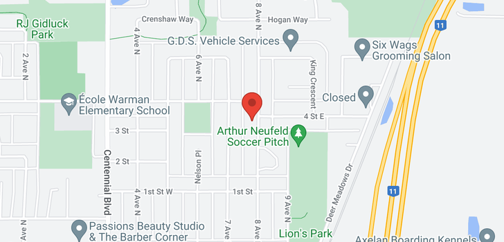 map of 405 8th AVE N